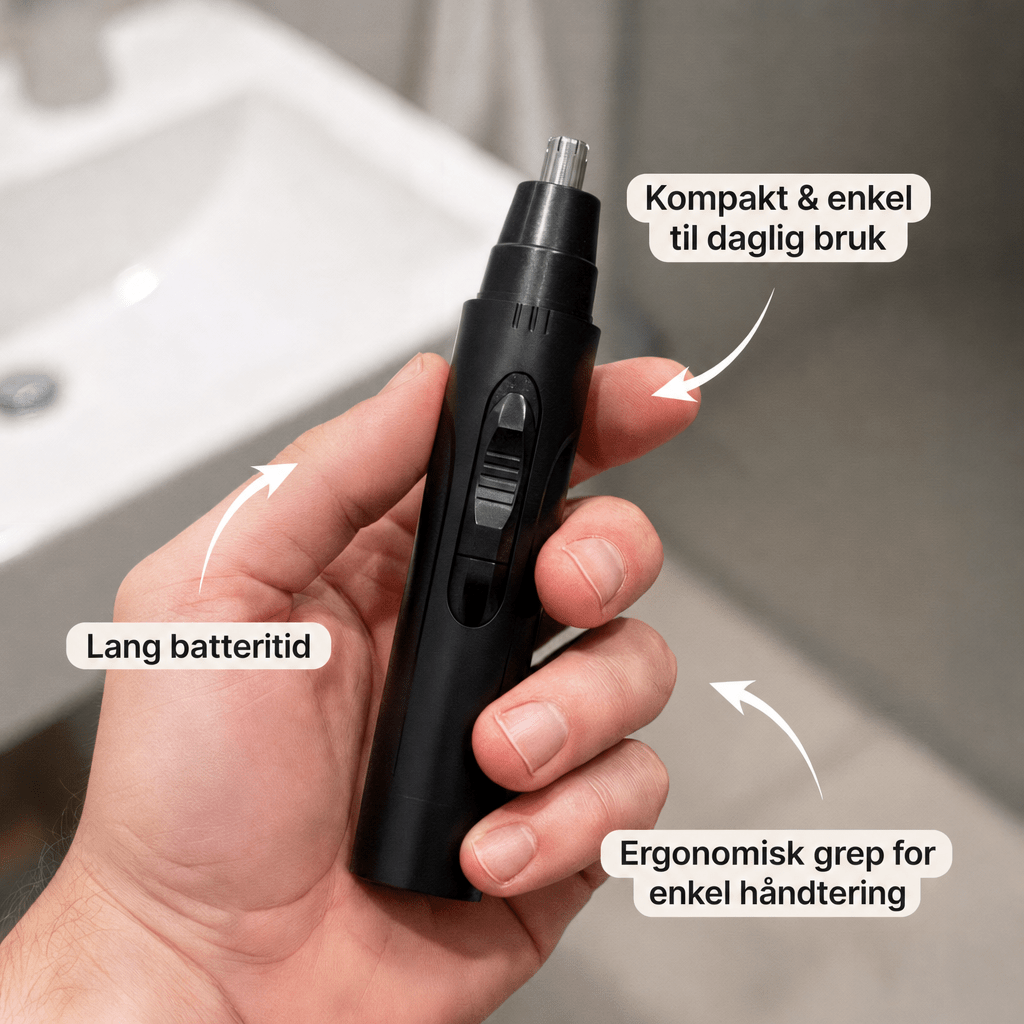 Nesehårstrimmer – Elektrisk barberapparat - AVABeauty.no